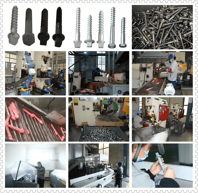 Tie Plate Spike Screw Tie Plate Spike Screw