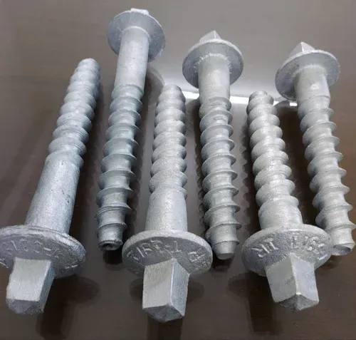 Q235 SS35 ریل سلیپر سکرو سپائیک