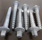 سلیپر ریل کے لئے Q235 سکرو ایس ایس 8